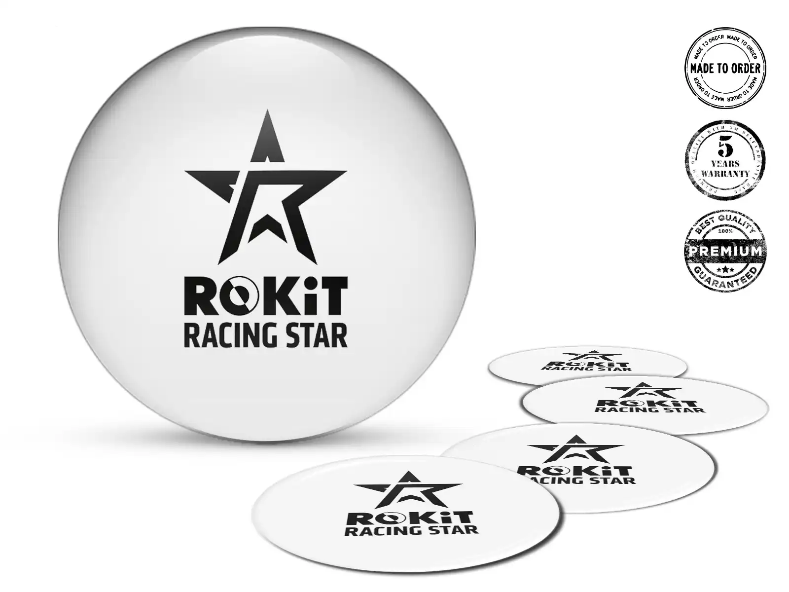 Custom Dome Logos Wheel Emblem Edition